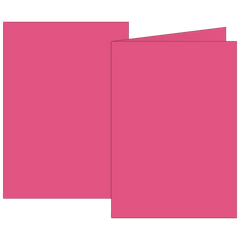 Klappkarten Universalpapier | A6, 105×150 mm, 160 g/m², fuchsia, 10 Stück