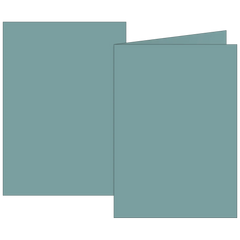 Klappkarten Universalpapier | A6, 105×150 mm, 160 g/m², petrol, 10 Stück