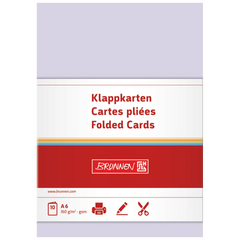 Klappkarten Universalpapier | A6, 105×150 mm, 160 g/m², lilac, 10 Stück