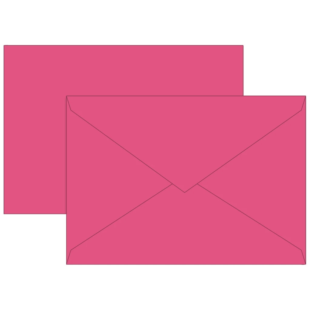 Briefumschläge Universalpapier | C5, 80 g/m², fuchsia, 10 Stück
