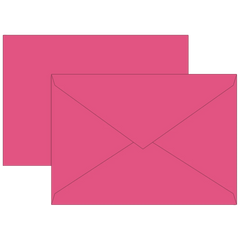 Briefumschläge Universalpapier | C5, 80 g/m², fuchsia, 10 Stück