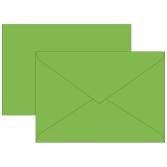 Briefumschläge Universalpapier | C5, 80 g/m², hellgrün, 10 Stück