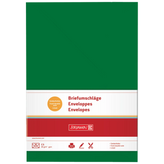 Briefumschläge Universalpapier | C5, 80 g/m², dunkelgrün, 10 Stück