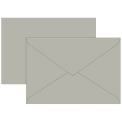 Briefumschläge Universalpapier | C5, 80 g/m², grau, 10 Stück