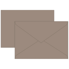 Briefumschläge Universalpapier | C5, 80 g/m², taupe, 10 Stück