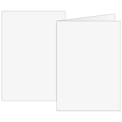 Klappkarten Universalpapier | B6, 200 g/m², weiß, 10 Stück