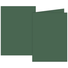 Klappkarten Universalpapier | B6, 200 g/m², moosgrün, 10 Stück