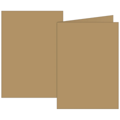 Klappkarten Universalpapier | B6, 200 g/m², sand, 10 Stück