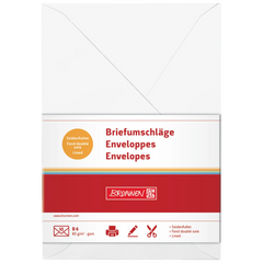 Briefumschläge Universalpapier | B6, 80 g/m², weiß, 10 Stück