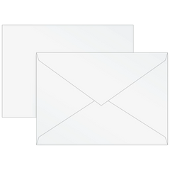 Briefumschläge Universalpapier | B6, 80 g/m², perlweiß, 10 Stück