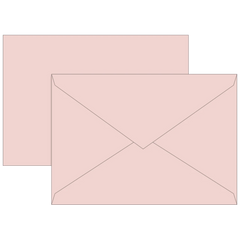 Briefumschläge Universalpapier | B6, 80 g/m², rosé