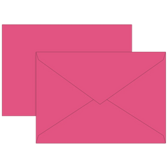 Briefumschläge Universalpapier | B6, 80 g/m², fuchsia, 10 Stück