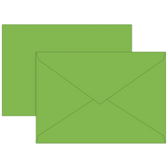 Briefumschläge Universalpapier | B6, 80 g/m², hellgrün, 10 Stück