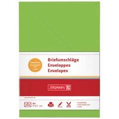 Briefumschläge Universalpapier | B6, 80 g/m², hellgrün, 10 Stück