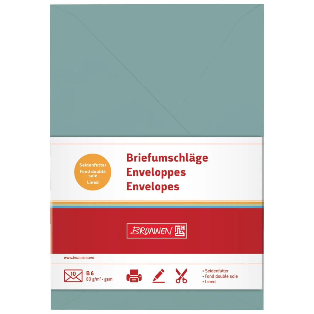 Briefumschläge Universalpapier | B6, 80 g/m², petrol