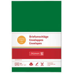 Briefumschläge Universalpapier | B6, 80 g/m², dunkelgrün, 10 Stück