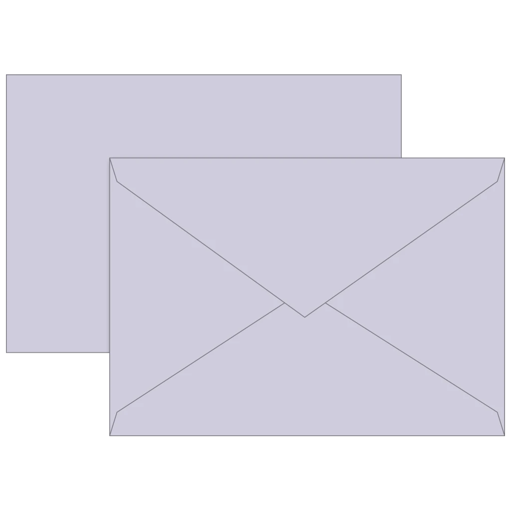 Briefumschläge Universalpapier | B6, 80 g/m², lilac