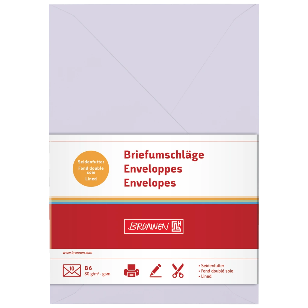 Briefumschläge Universalpapier | B6, 80 g/m², lilac