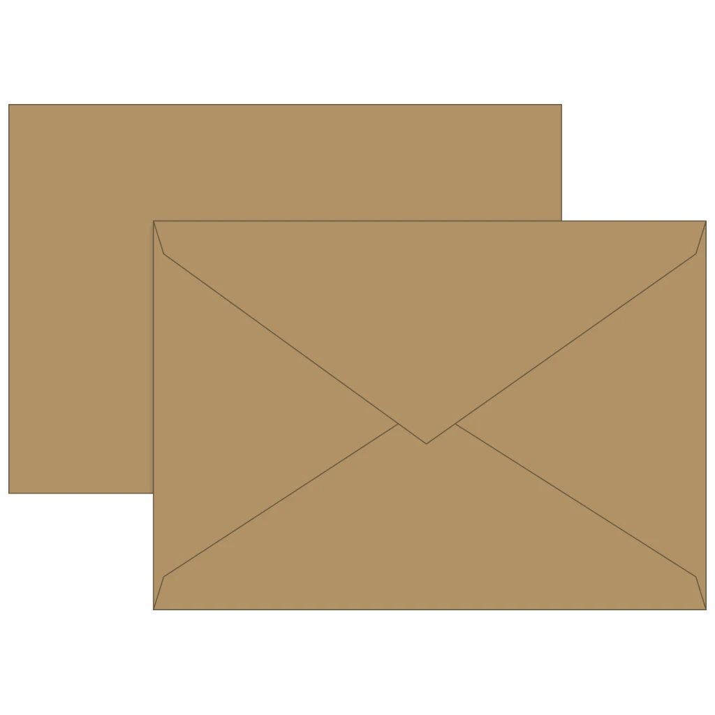Briefumschläge Universalpapier | B6, 80 g/m², sand
