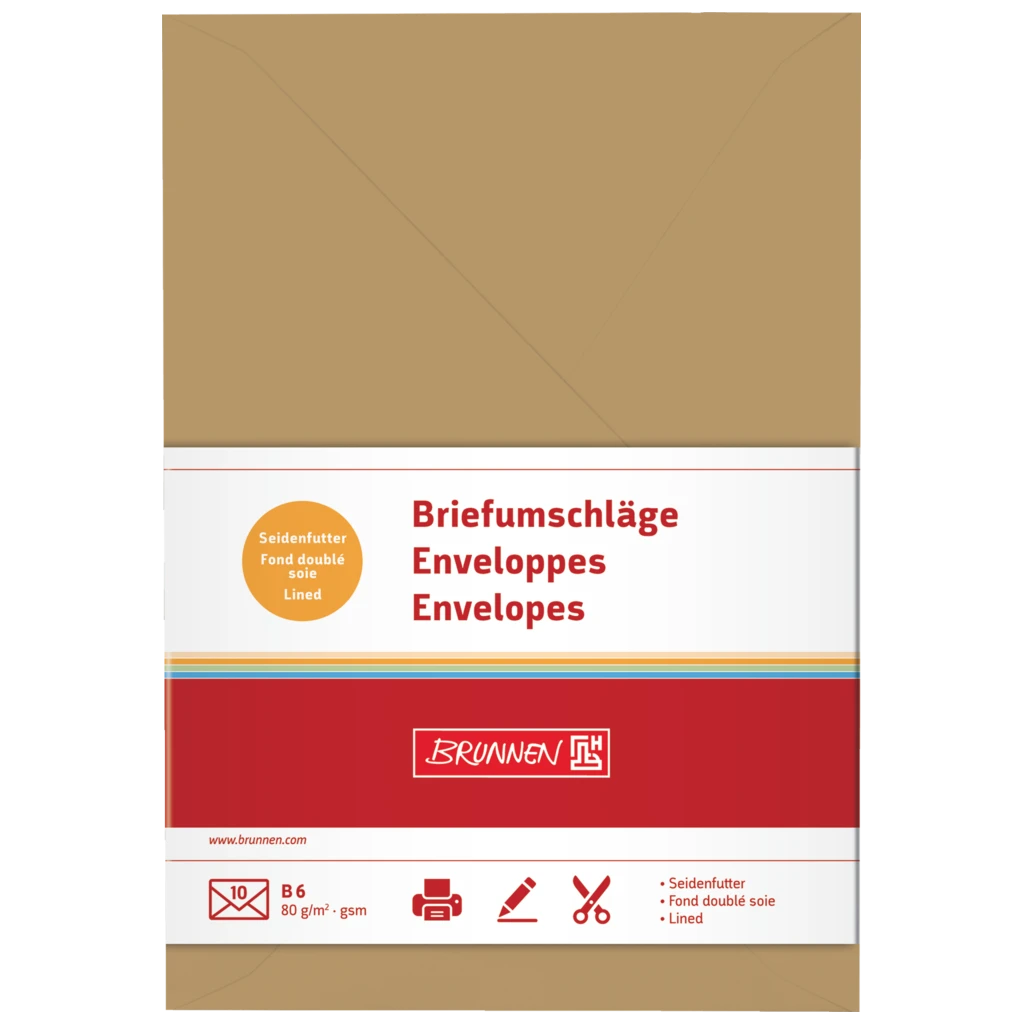 Briefumschläge Universalpapier | B6, 80 g/m², sand