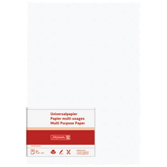 Multifunktionspapier Universalpapier Bütten | A4, 90 g/m², weiß, 25 Blatt