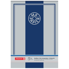 Briefblock MK-Papier | A4, unliniert, 50 Blatt