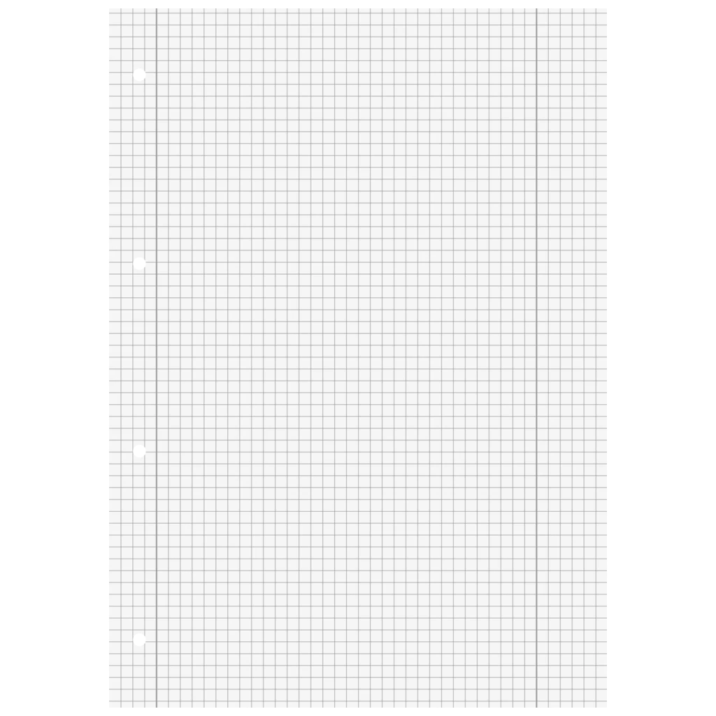 Schulblock gelocht | A4, Lineatur 28, 50 Blatt, rot