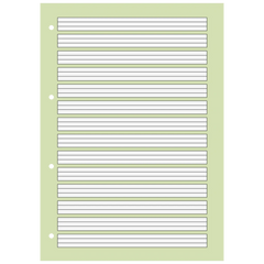 Schulblock Premium | A4, Lineatur 1, 50 Blatt, grün