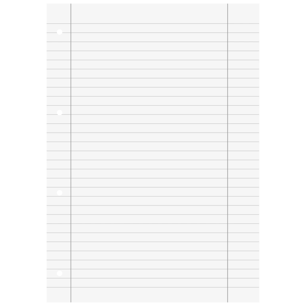 Schulblock Recycling gelocht | A4, Lineatur 27, 50 Blatt, blau