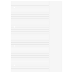 Schulblock Premium | A4, Lineatur 25, 50 Blatt, blau