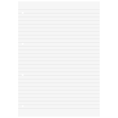 Briefblock „BRUNNEN-Block“ gelocht | A4, Lineatur 21, 50 Blatt, blau