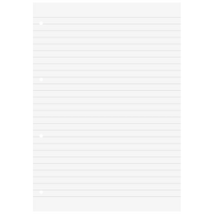 Briefblock „Dicker Block“ gelocht | A4, Lineatur 21, 100 Blatt, rot