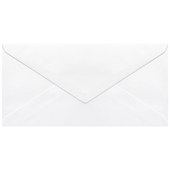 Briefumschläge MK-Papier | DIN lang, 80 g/m², weiß, 25 Stück