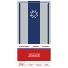 Briefumschläge MK-Papier | DIN lang, 80 g/m², weiß, 25 Stück