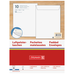 Luftpolstertaschen | 172×225 mm, 13, 75 g/m², weiß, 10 Stück