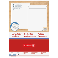 Luftpolstertaschen | 200×275 mm, 14, 75 g/m², weiß, 2 Stück