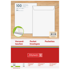 Versandtaschen | 229×324 mm, C4, 100 g/m², weiß, 100 Stück