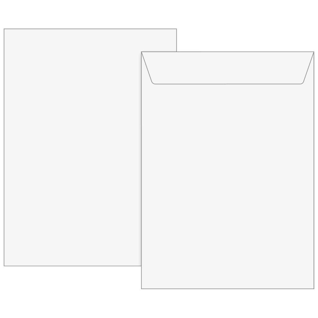 Versandtaschen | 229×324 mm, C4, 120 g/m², weiß, 25 Stück