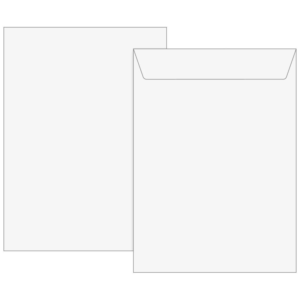 Versandtaschen | 229×324 mm, C4, 120 g/m², weiß, 5 Stück