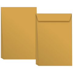 Versandtaschen mit Faltboden | 229×324 mm, C4, braun, 50 Stück