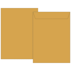 Versandtaschen | 229×324 mm, C4, 90 g/m², braun, 100 Stück