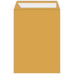 Versandtaschen | 229×324 mm, C4, 90 g/m², braun, 10 Stück