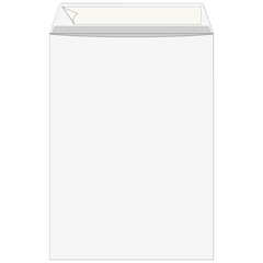 Versandtaschen | 250×353 mm, B4, 120 g/m², weiß, 5 Stück