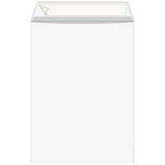 Versandtaschen mit Fenster | 162×229 mm, C5, 90 g/m², weiß, 100 Stück