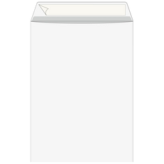 Versandtaschen mit Fenster | 162×229 mm, C5, 90 g/m², weiß, 5 Stück