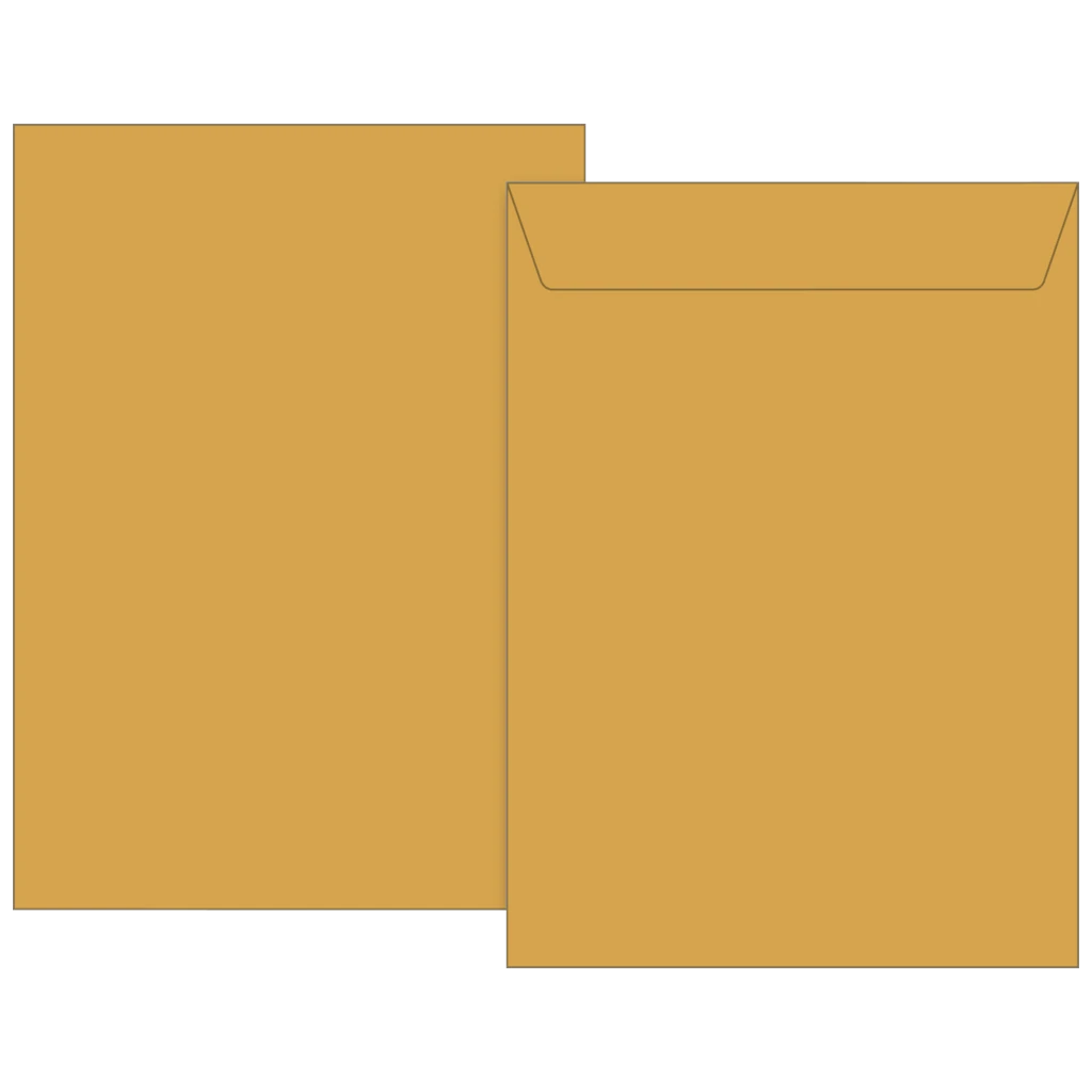 Versandtaschen | 162×229 mm, C5, 70 g/m², braun, 10 Stück