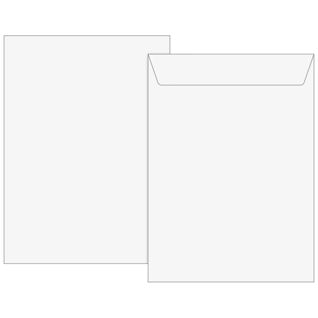 Versandtaschen | 162×229 mm, C5, 90 g/m², weiß, 25 Stück