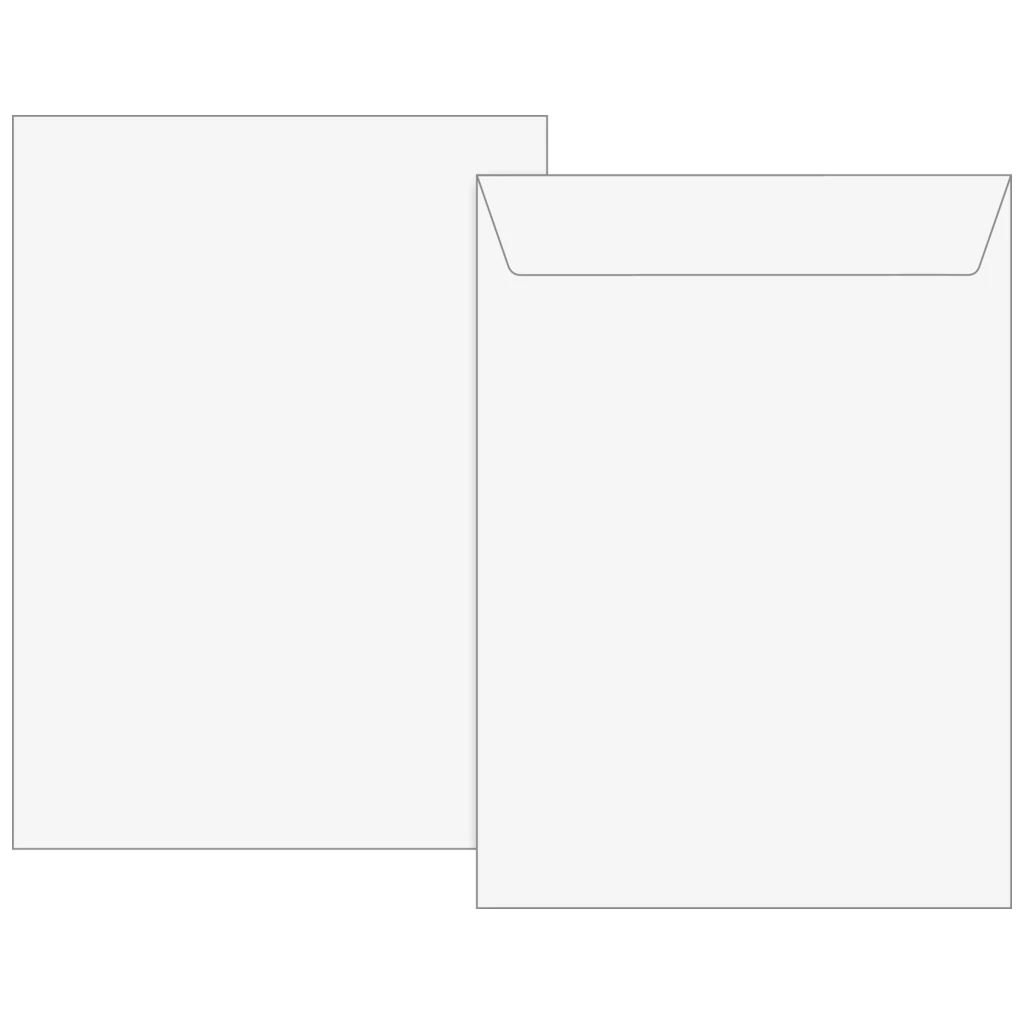 Versandtaschen | 162×229 mm, C5, 90 g/m², weiß, 5 Stück
