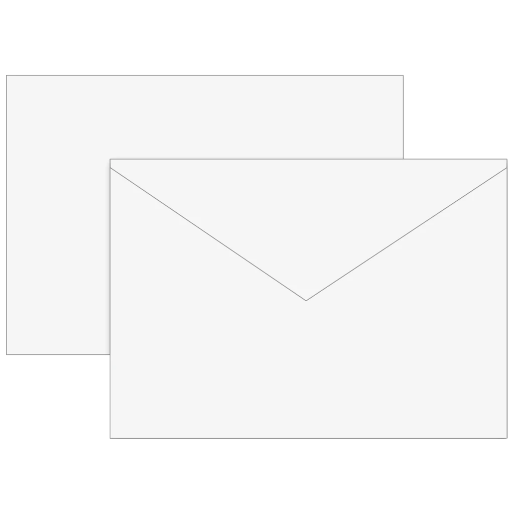 Briefumschläge | 162×114 mm, C6, 75 g/m², weiß, 25 Stück