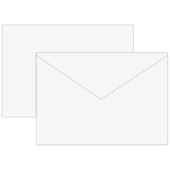 Briefumschläge | 162×114 mm, C6, 75 g/m², weiß, 25 Stück